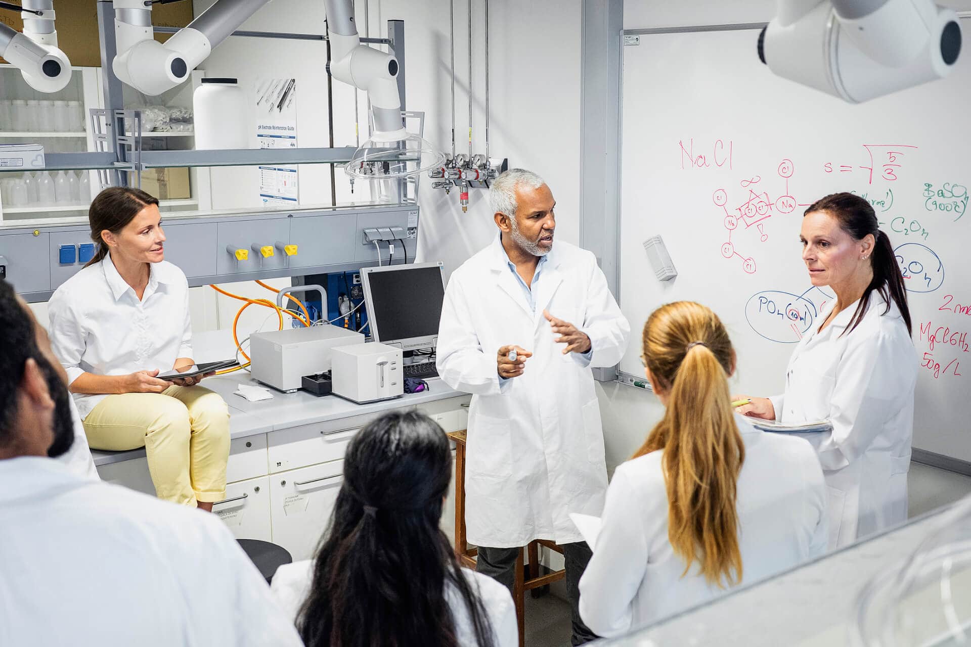 Scientific team meeting