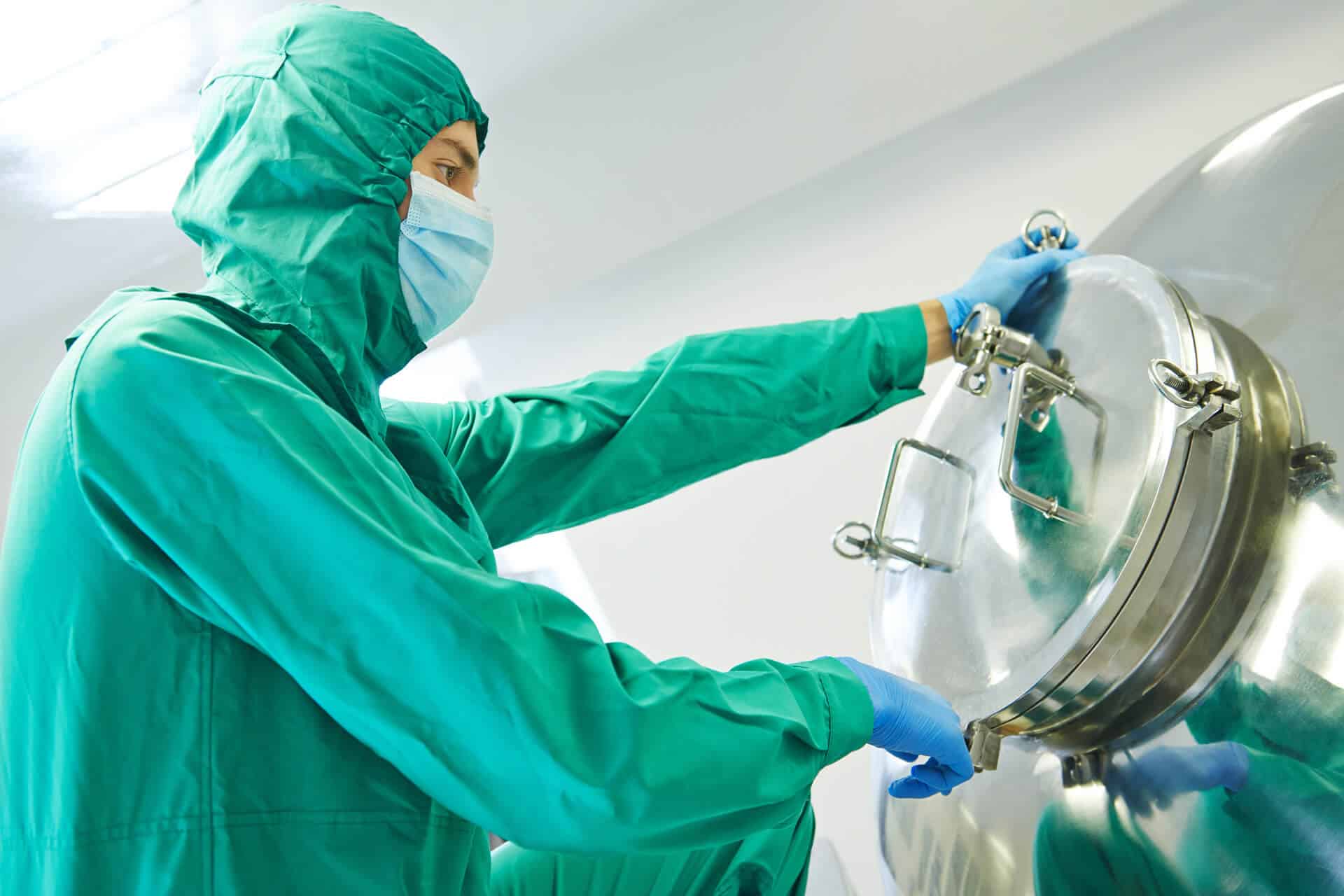Sterile manufacturing process