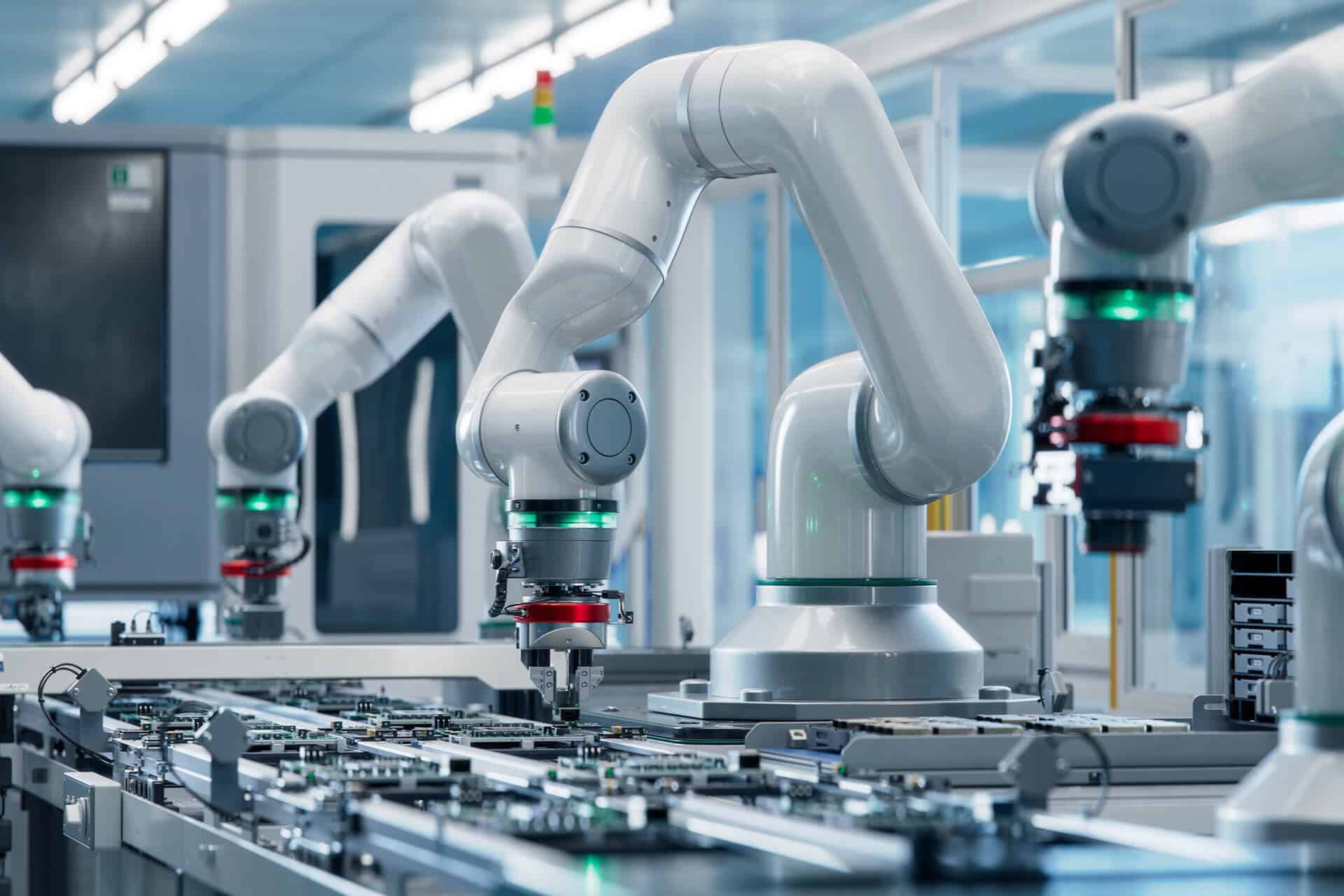 Robotic manufacturing systems